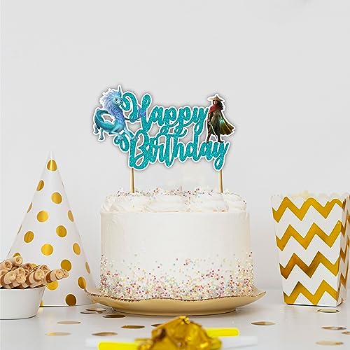 Raya and the Last Dragn Happy Birthday Cake Topper (15 Count)