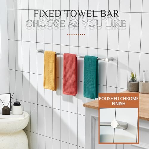 Towel Bar Polished Chrome 32
