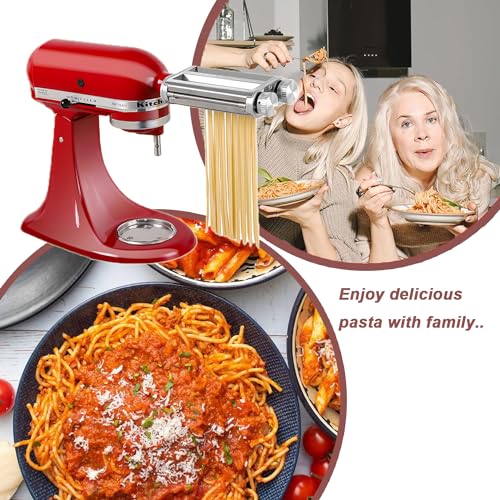 Pasta Maker Attachment for KitchenAid Stand Mixers