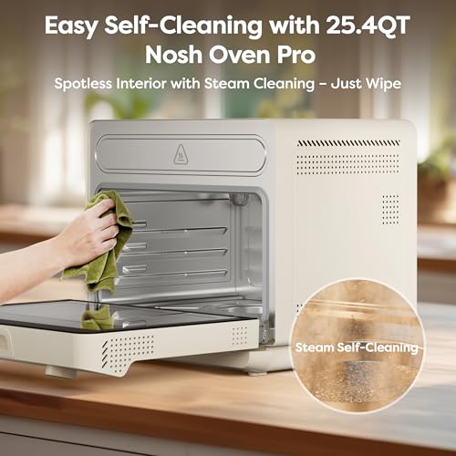 12-in-1 Countertop Steam Oven with Air Fryer, 25.4QT Nosh Oven Pro