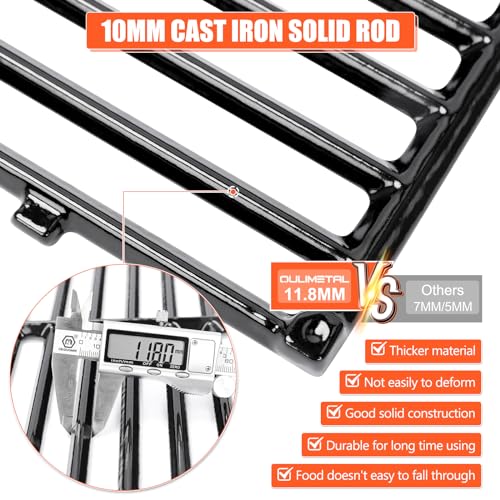 18.7 Inch Cast Iron Grill Grates for Weber Genesis II 400 Series