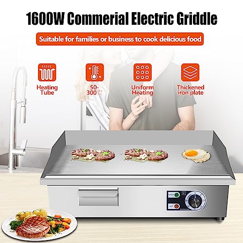 22" Commercial Electric Griddle