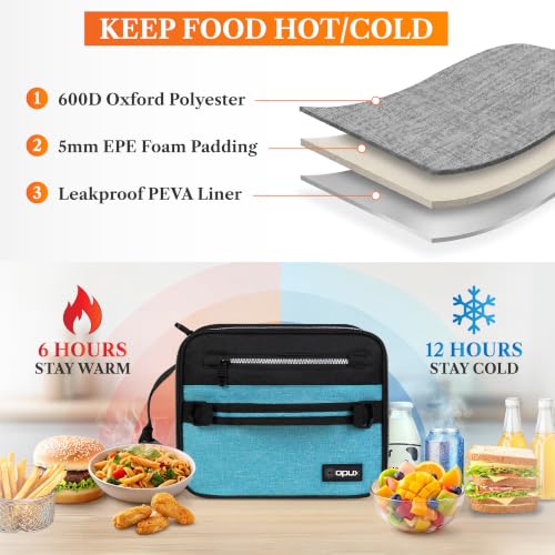 Insulated Lunch Bag for Men Women Kids