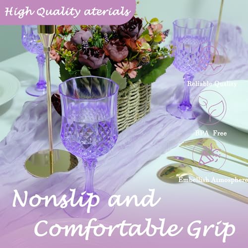 12Pack Plastic Wine Glasses (12 Count)