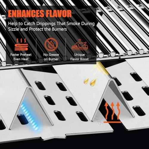 SUS304 Grill Parts for Weber Genesis 300 Series Grills