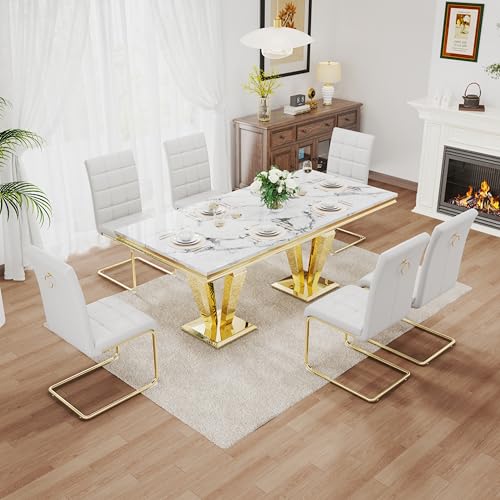 7 Piece Luxury Dining Room Set