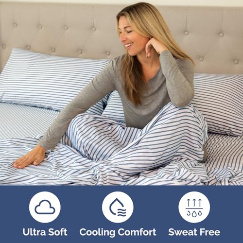 Short Queen Size 4 Piece Bed Sheet Set