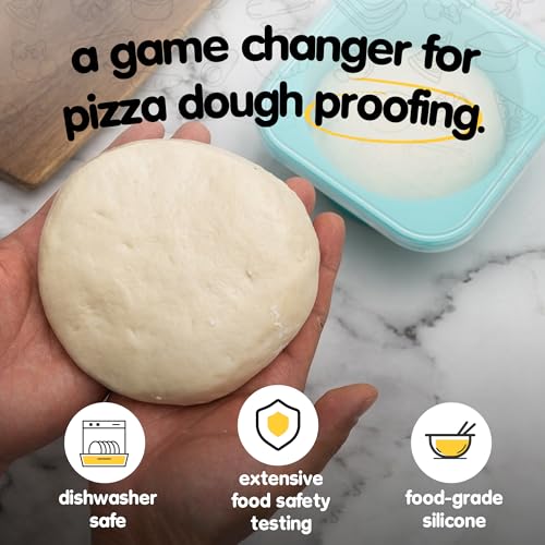 500ml Individual Dough Storage Vessels with Airtight Lid (2 Count)
