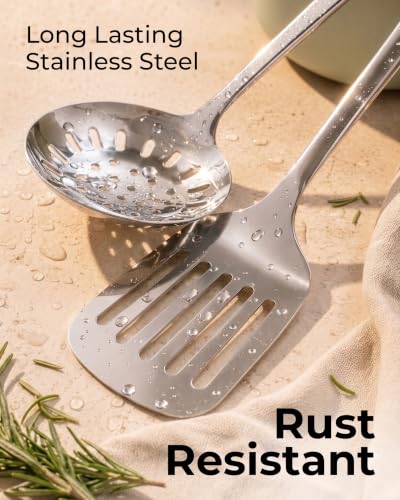 Stainless Steel 5 Piece Cooking Utensil Set (5 Count)