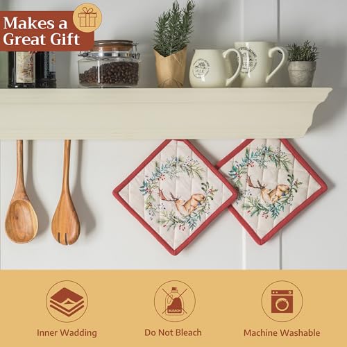 Pot Holders 100% Cotton Potholders (2 Count)