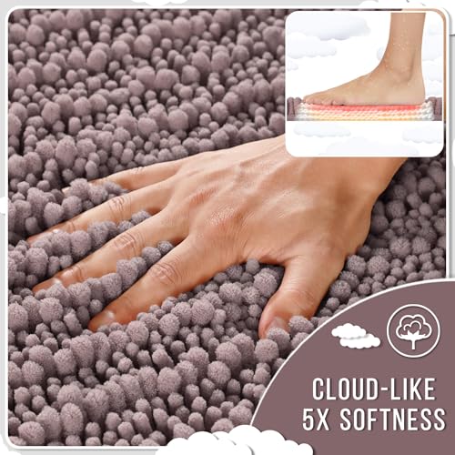 Bathroom Rugs Non Slip Washable 32x20 Inch (4.4444 Sq Ft)