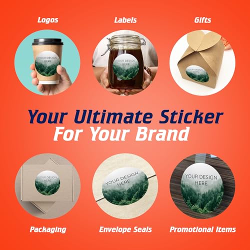 Custom Vinyl Stickers Your Image (100 Count)
