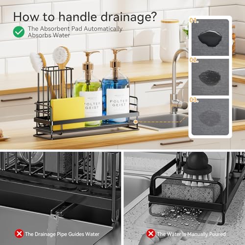 Sink Caddy With Stone Drying Tray