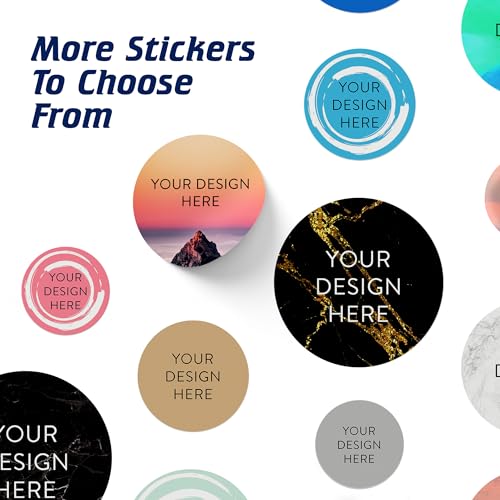 Custom Vinyl Stickers Your Image (100 Count)