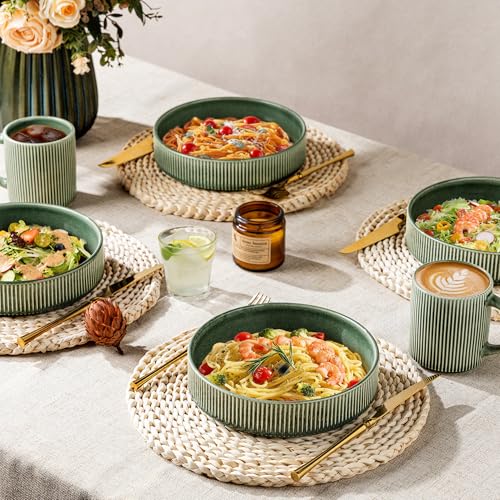 7.5 Inch Pasta Bowls Set of 6 (6 Count)