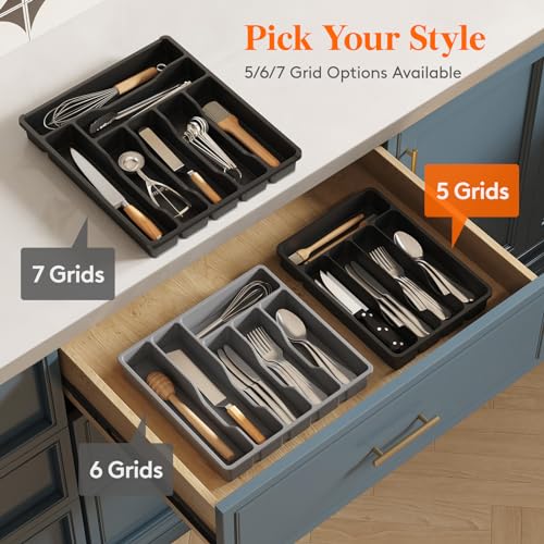 Silverware Drawer Organizer Tray