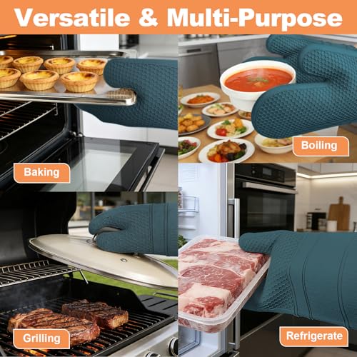 Silicone Oven Mitts (2 Count)