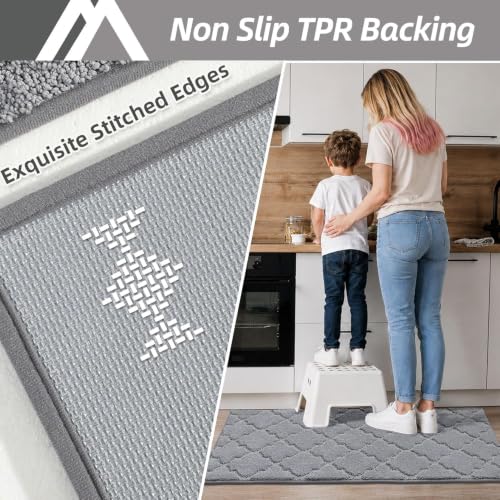 Kitchen Rugs Non Slip Washable 20"x48"