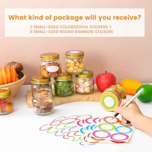 30 Pack Mason Jars 8oz with Glod Lids (30 Count)