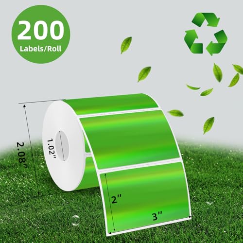 3x2 Inch Holographic Thermal Labels