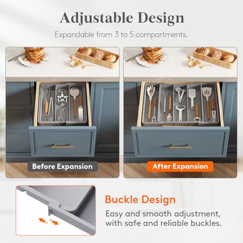 Utensil Organizer for Kitchen Drawers
