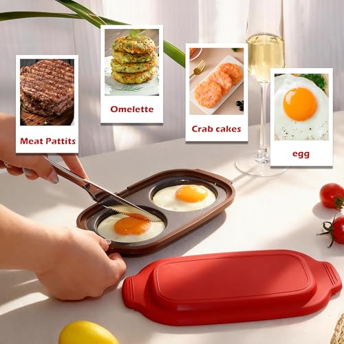 Microwave Egg Cooker & Poacher Maker for 2 Eggs