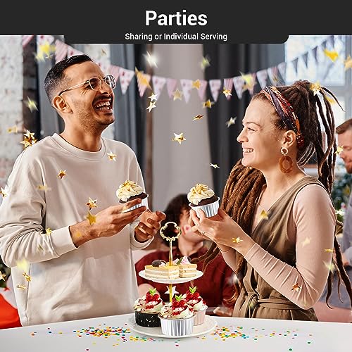 Disposable Foil Baking Cups (60 Count)
