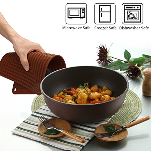2 Pack Large Silicone Trivet Mats (2 Count)