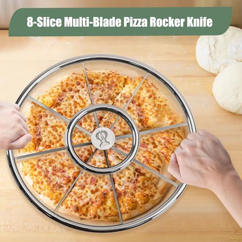 16" Pizza Cutter Rocker Sharp 8
