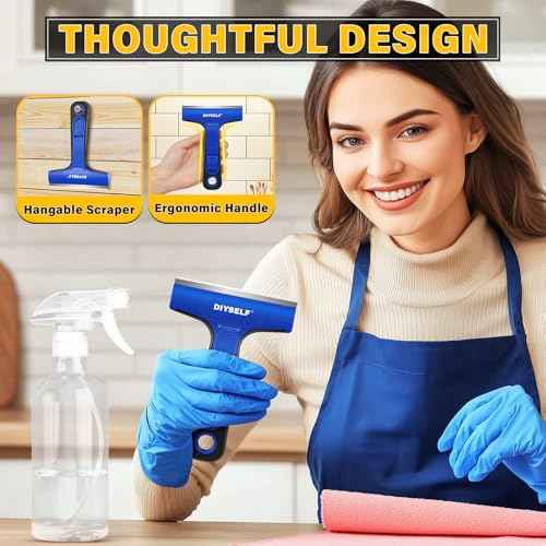 Razor Blade Scraper with 10 Extra 4" Blades