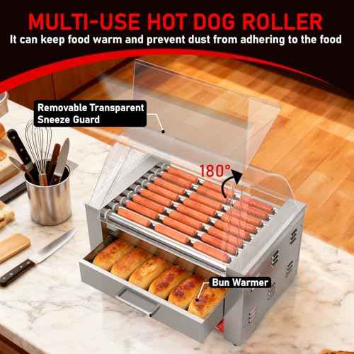 Hot Dog Roller 9 Rollers 24 Hot Dogs