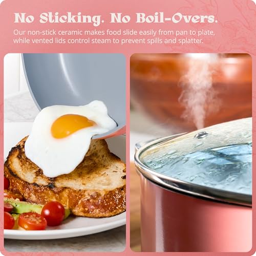 Premium Non Toxic Ceramic Cookware Set