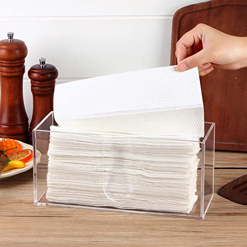 2Pack Acrylic Countertop Paper Towel Dispenser (2 Count)