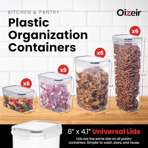 Airtight Food Storage Containers with Lids 24 (24 Count)