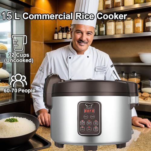15L Commercial Rice Cooker & Warmer (84 Count)