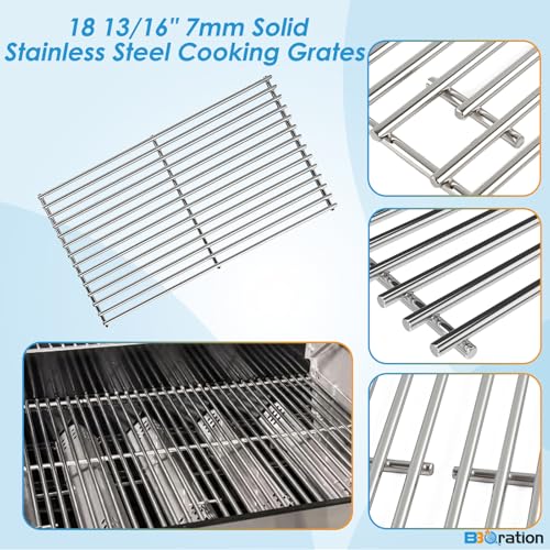 18 13 16" 7MM Solid Stainless Steel Cooking Grates Replacement Parts for Kitchen Aid 720