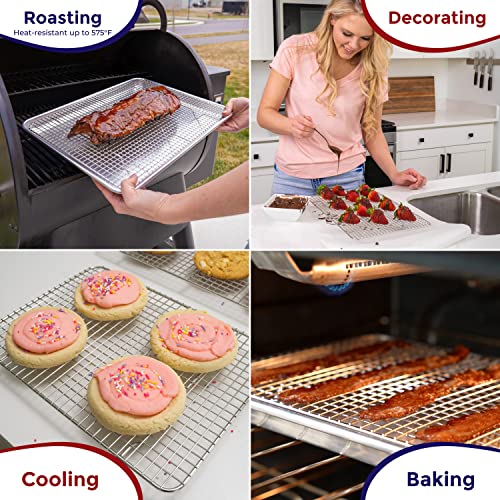 Stainless Steel Cooling Rack for Cooking and Baking