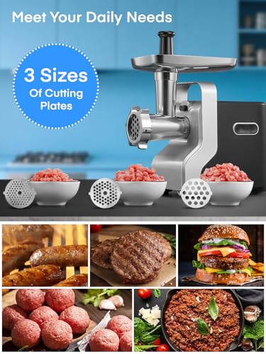 5-in-1 Meat Grinder Heavy Duty, 3000W Max Ultra Powerful