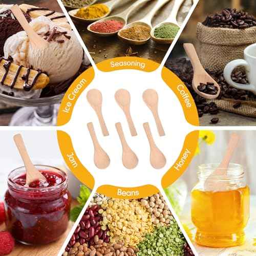 24 Pcs Small Wooden Spoons (24 Count)