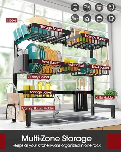 Over The Sink Dish Drying Rack