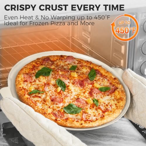 2 Pack Pizza Pan 14 Inch with Holes (2 Count)