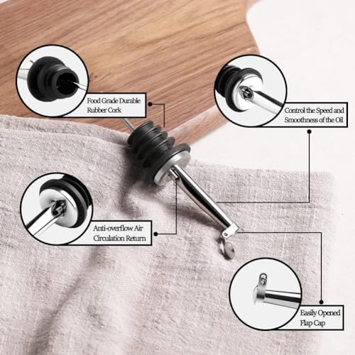 Sweejar Ceramic Olive Oil Dispenser Bottle 20 Oz Relief Opaque Oil Cruet Protects To Reduce Oxidation Suitable for Storage Vinegar