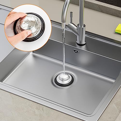 2PCS Kitchen Sink Stopper and Kitchen Sink Drain Strainer (2 Count)