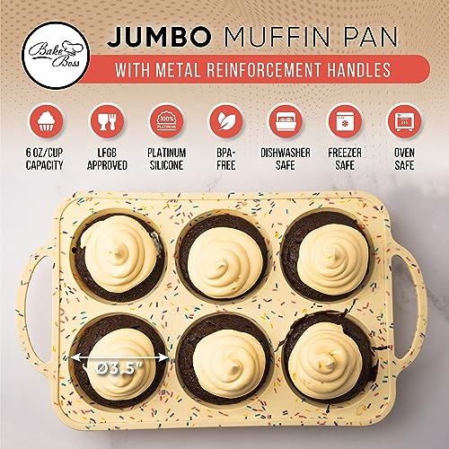 Confetti Silicone Jumbo Muffin Pan