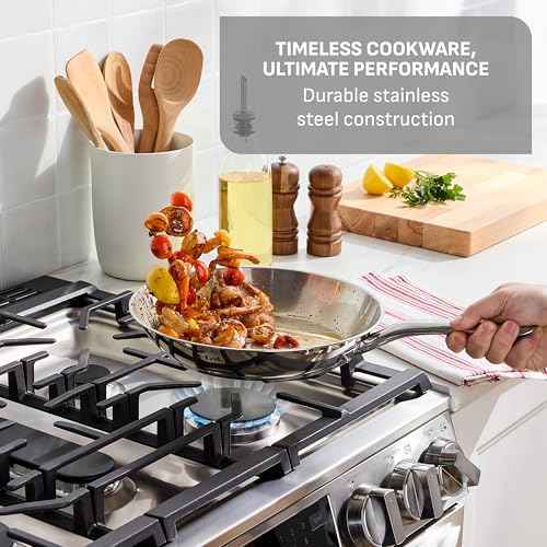 Gourmet Stainless Steel Frying Pan Set