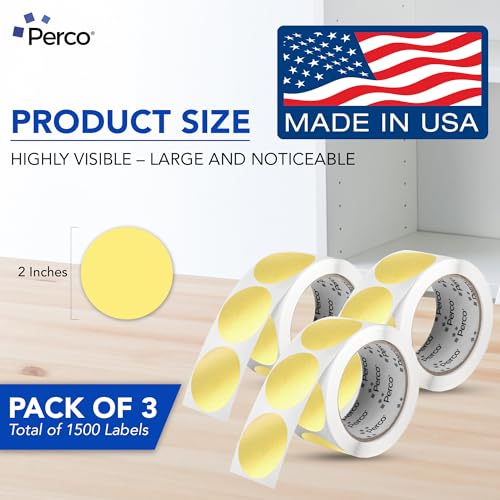 Metallic Gold Perforated Round Circle Dot Sticker 2 (3 Count)