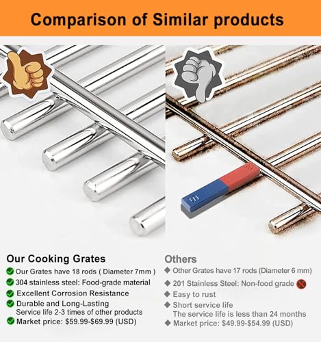 Stainless Steel Grill Grates