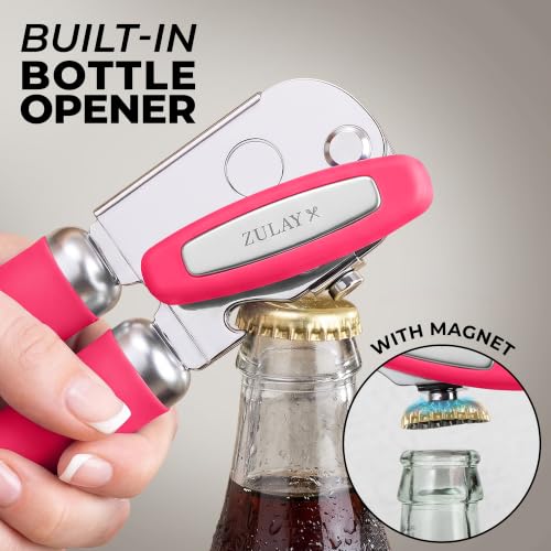 Stainless Steel Swing Open Manual Can Opener Comfortable Grip