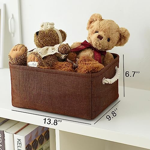 WarmHome Fabric Storage Bin Shelf Basket for Home (3 Count)