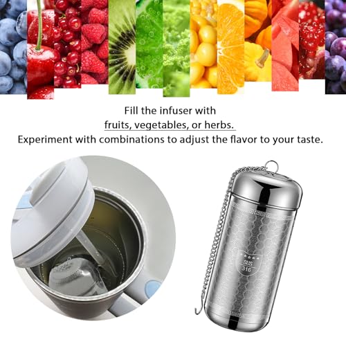 Largr Size Stainless Steel Tea Infuser Wide Mouth Bottles